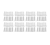 Goorvoucs 24 Pcs Electric Guitar Tremolo Bridge String Saddles Mount Adjust Conical Spring and Screws Silver
