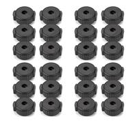 Goorvoucs 24 PCS Plastic Cymbal Nuts, Cymbal Nut for Percussion Drum Kit,Percussion Replacement Parts