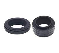 Goorvoucs 2pcs Mount Lens Adjustable Focusing Helicoid Macro Tube Adapter - M42 To M42 25-55Mm & M42 To M42 12-17Mm