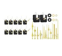 Goorvoucs 2Set DIY Silent Movement Spindle Hands Wall Quartz Clock Movement Mechanism Repair Tools Part Clock Kit