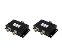 Goorvoucs 2X 2 Way VHF 136-174MHz Antenna Power Divider Splitter for Radio Repeater Power