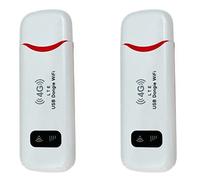 Goorvoucs 2X 4G LTE Wireless USB Dongle Mobile Hotspot 150Mbps Modem Stick Sim Card Mobile Broadband Mini 4G Router for Car Office