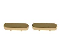 Goorvoucs 2X Guitar Neck Pickup Cover for Tl Tele Electric Guitar Parts,Gold