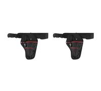 Goorvoucs 2X Multi-Functional Waterproof Drill Case Waist Tool Bag Electric Waist Belt Tool Bag for Wrench Hammer Screwdriver