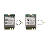 Goorvoucs 2X Wireless Network Card RTL8822BE 802.11AC 2.4G/5GHz WiFi Bluetooth 4.1 NGFF Wireless Adapter M.2 WIFI CARD