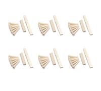 Goorvoucs 36 Bridge Pins + Saddle + Bridge Saddle Bone/Bone Acoustic Guitar White