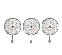 Goorvoucs 3X 3 Hands Date 3 Metal Quartz Watch Movement with 065-543 Stem Replacement Parts for Miyota GM02 GM00 Movement