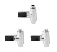 Goorvoucs 3X LED Display Shower Thermometer, Water Flow Self-Generating Electricity Shower Temperature Meter for