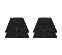 Goorvoucs 4 Pack Acoustic Foam Panels, 48 X 24 X 2Inch High Density Sound Absorbing Panels for Home,Office, Recording Room, Studio