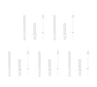 Goorvoucs 5X 62MAS Solid Watch Hands Fit NH35 NH36 ETA2824 2836 ST2130 Movement Japan C3 Super Green Three-Dimensional