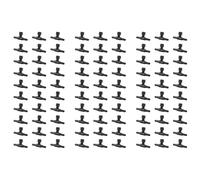 Goorvoucs 90 Pieces 2-Port Fish Tank Valve Plastic Air Pump Control Valve Aquarium T-Shaped Control Valve