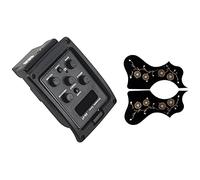 Goorvoucs EQ-4T 4 Band Pickup EQ Preamp with Tuner for Acoustic Guitar with 2Pack 41in Acoustic Guitar Pick Guard Left/Right Hand