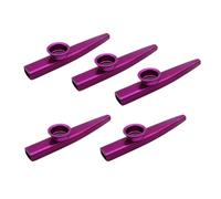 Goorvoucs Kazoo Aluminum Alloy Metal with 25 Pcs Gifts Flute Diaphragm for Children Music-Lovers-