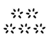 Goorvoucs Tele Switch Cap Tip for Top-Hat Switch Tip Black for Tele Guitar Parts Pack of 25