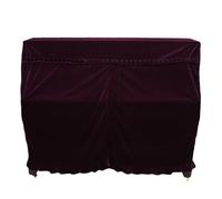 Goorvoucs Three-Dimensional Piano Cover, Gold Velvet Piano Cover, Thick Piano Dust Cover, Grand Piano Cover