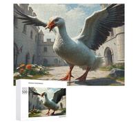 Goose 500 Piece Jigsaw Puzzles All Ages Paisaje Edificio Jigsaws Evening Relaxation Routine Vibrant Puzzle Stress Relief Home Decor 500 PCS