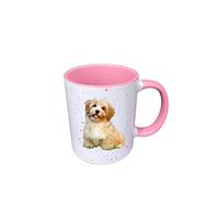Goose and Moose Prints Personalised Havanese Mug Gift - Present for Dog Lovers - Pink Ceramic Country Style Mug