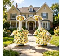 -Goose Costume - Vibrant Fabric Outfit, Whimsical Garden Clothing, Seasonal Lawn Decoration, Festive Clothing Set | Animal Sculpture Costume Set for Garden Parties, Spring Parties by the Pool