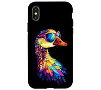 Goose Cute Goose Chicks Love Duck Little Geese Case for iPhone X/XS