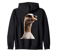Goose Cute Goose Chicks Love Duck Little Geese Zip Hoodie