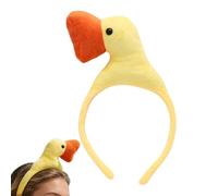 Goose Design Headbands - Comfortable Wearing Accessory, Cute Animal Band for Adorning, Stylish Hair Guard, Soft Fabric Base with Plush Character Detail, Fashion Styling Kit for Accessorizing Outing