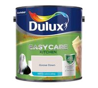 Goose Down Dulux Easycare Kitchen Matt Emulsion Paint 2.5L - Grease & Stain Resistant, Washable Matt Finish, Durable Interior Paint for Kitchen Walls & Ceilings