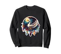 Goose Dreamcatcher Moon Floral Spiritual Boho Style Art Sweatshirt