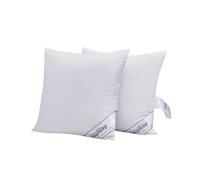 Goose Feather & Down Cushion Pads 45x45cm - Premium Inner Fillers for Sofa & Bed | 2 Pack | Soft, Plump & Supportive Inserts with Breathable Microfibre Casing