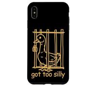 Goose Got Too Silly Funny Pun for Animal Lovers Funny Case for iPhone XS Max