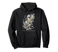 Goose holding a fish Y2K Pullover Hoodie