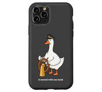 Goose Honk Captain Origin Story Funny Silly Case for iPhone 11 Pro