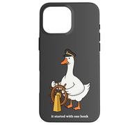 Goose Honk Captain Origin Story Funny Silly Case for iPhone 16 Pro Max