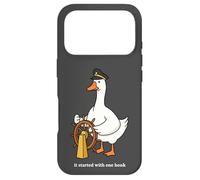 Goose Honk Captain Origin Story Funny Silly Case for iPhone 17 Pro