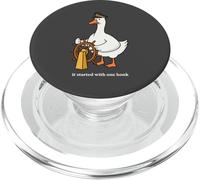 Goose Honk Captain Origin Story Funny Silly PopSockets PopGrip for MagSafe