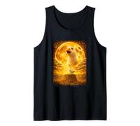 Goose Howling to The Moon Vintage Funny Goose Graphic Tank Top