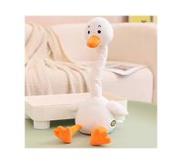 (goose) Kawaii Singing Dancing Animal Toy Plush Funny Say Person Talking Simulation Snake Ostrich Famingo Goose Children Birthday Gift