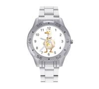 Goose Men's Business Watch Fashion Stainless Steel Wristwatches Custom Easy Read Watches for Women