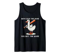 Goose Mess with Honk Get The Bonk Funny Meme Men Women Kids Tank Top