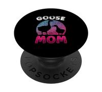 Goose Mom Owner Lover Animal Geese Mother Mommy Mama PopSockets Adhesive PopGrip