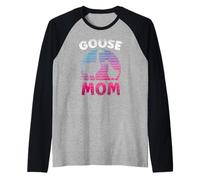 Goose Mom Owner Lover Animal Geese Mother Mommy Mama Raglan Baseball Tee