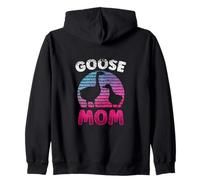 Goose Mom Owner Lover Animal Geese Mother Mommy Mama Zip Hoodie