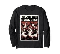 Goose of The Living Dead Zombie Horror Funny Undead Long Sleeve T-Shirt