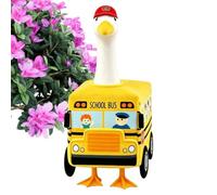 Goose Outfits Back to School Bus Shape Clothes Classroom Decor with Hat
