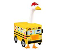 Goose Outfits Back to School Bus Shape Clothes with Hat