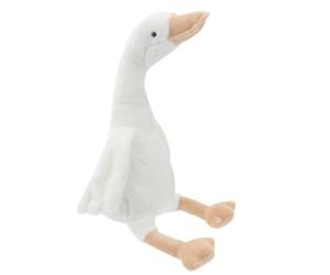 Goose Plush, White Stuffed Animal Soft Pillow | Traditional Mongolian & Russian Ethnic Jew's Harp, Handcrafted Metal Jawharp for Music Education & Outdoor Folk Performance
