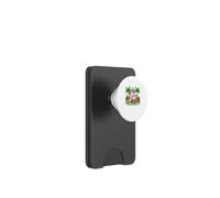 Goose Relaxing On Beach Funny Summer Vacation Hawaiian PopSockets PopWallet for MagSafe