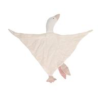 Goose Security Blanket Soft Cotton Animal Shaped Cute Comfortable Baby Blanket for Newborn Infant Toddler Breathable Skin Friendly (White)