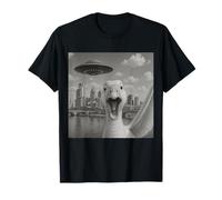 Goose Selfie With Alien UFO Shirt Goose UFO Philadelphia T-Shirt