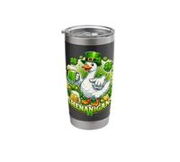 Goose Shenanigans St Patrick's Day Silly Green Hat Stainless Steel Insulated Tumbler