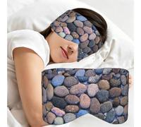Goose Soft Stone in Water, Sleep Mask for Home Travel, Full Eye Covers Light Blocking Eye Mask Sleep Eye and Ear Muffs